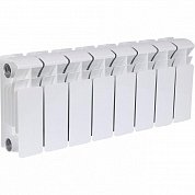 Биметаллический радиатор 8 секций, 256х632х96, ROMMER Plus BM 200, белый